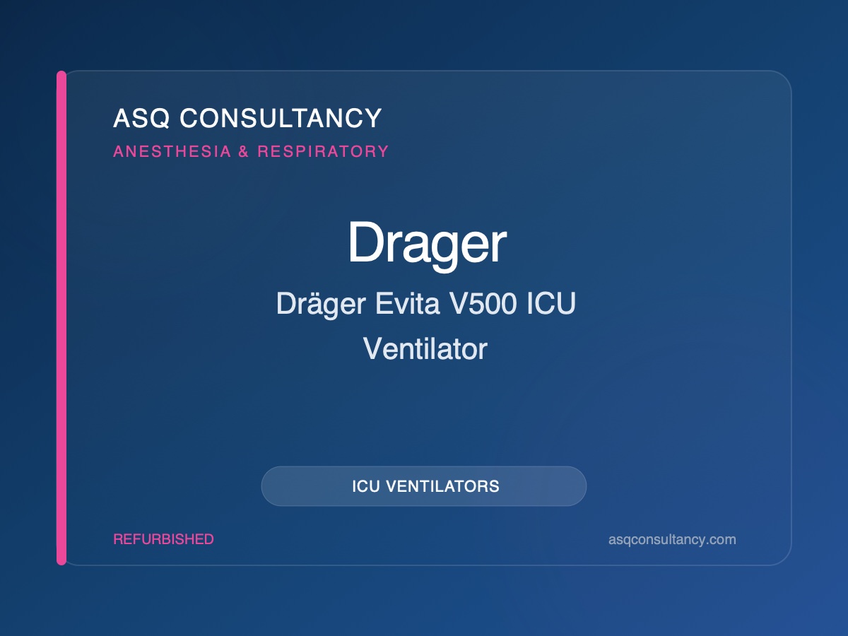 Dräger Evita V500 ICU Ventilator