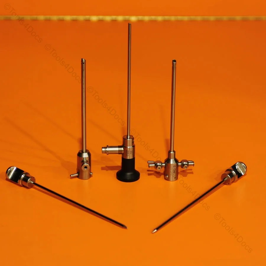 Dyonics 3622 4mm Arthroscope with 2x Sets of Sheath w/ Trocars