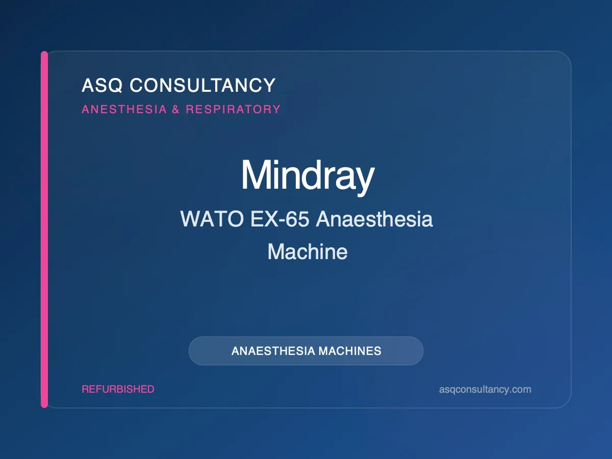 Mindray WATO EX-65 Anaesthesia Machine